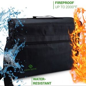 Fireproof document bag. Protect photos, wills, etc